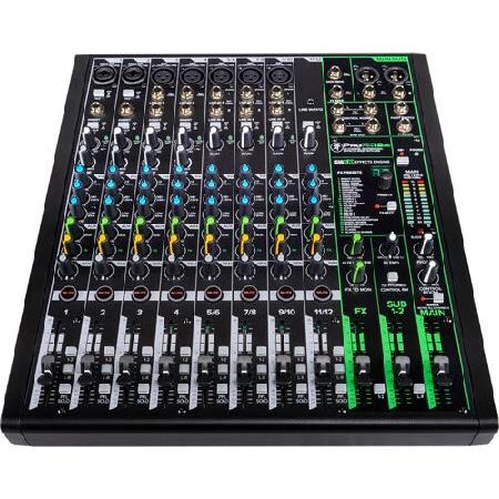 Mackie ProFX12v3 12-Channel Sound Reinforcement Mixer with Built-In FX, Gator Cases G-MIXERBAG-1515 Mixer Bag ＆ Stereo Cable 10ft Bundle