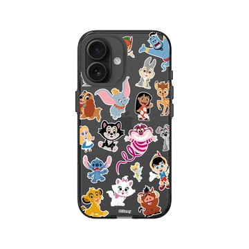 iPhone 16 Clear (相機按鈕) 酷墨灰 - 迪士尼-經典系列 Disney Classics - 迪士尼經典電影 - 角色集合
