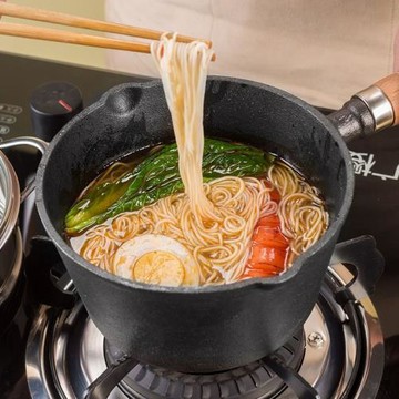 無涂層鑄鐵奶鍋寶寶輔食補鐵湯鍋不粘嬰幼兒小鍋熱牛奶煮面燉炸鍋
