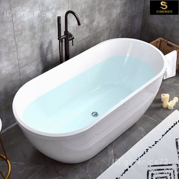 破損包賠保溫浴缸亞克力薄邊浴缸無縫浴缸家用成人獨立式歐式浴缸貴妃浴缸