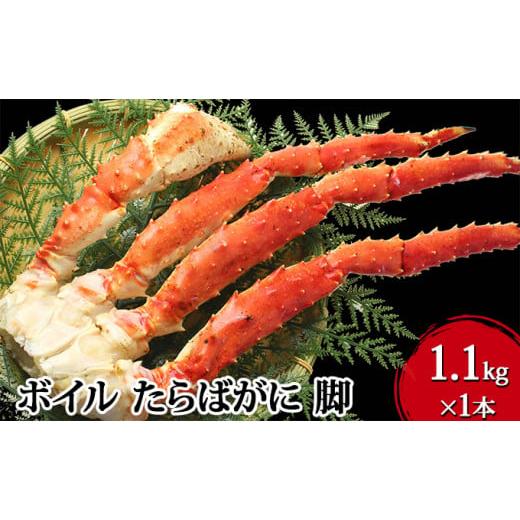 ふるさと納税 宮城県 亘理町 ボイル たらばがに 脚 EXサイズ 1.1kg×1本 ＜ マルヤ水産 ＞ かに 蟹