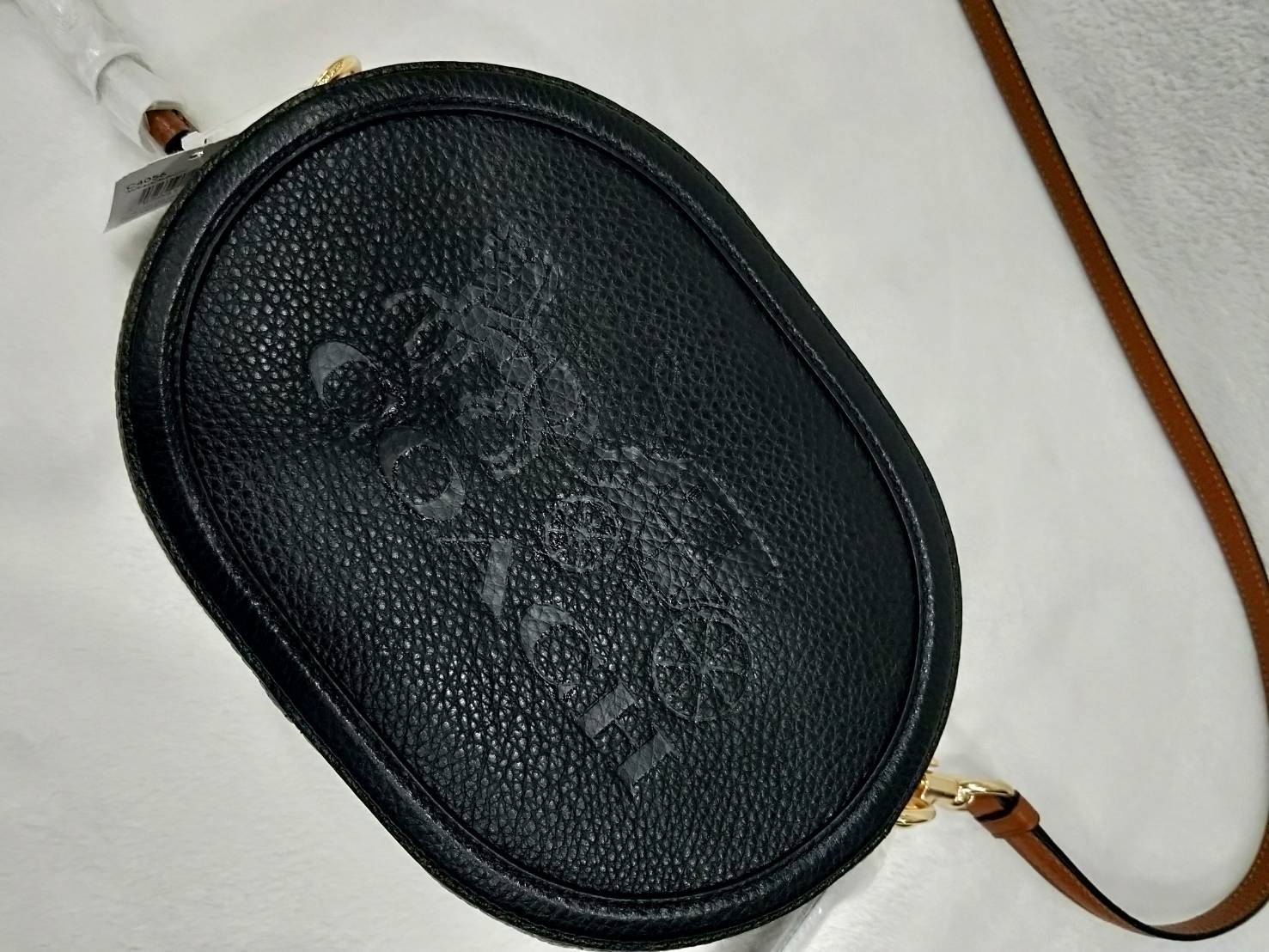 coach 馬車logo黑色相機包