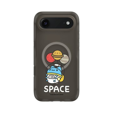 iPhone Air AirX 本質黑 - 貓貓蟲咖波 Bugcat Capoo - 咖波漂浮星球