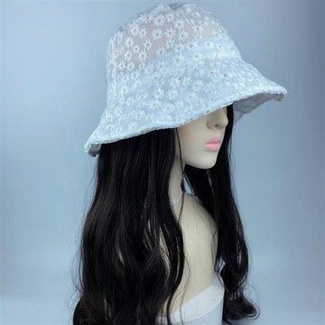 【巴黎精品】假髮帽長假髮-小雛菊漁夫帽長款女假髮4款a1bw49