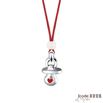 J’code真愛密碼 大甲媽金好命奶嘴純銀墜子 送項鍊