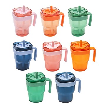 bzyoo Prestoor Tumbler 轉轉吸管冷水杯 444ml(透明款、磨砂款)  (水杯、水壺) {外島不配送}