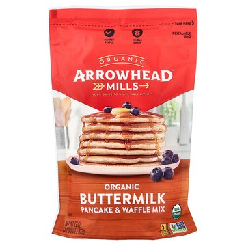 Arrowhead Mills, 有機酪乳煎餅/鬆餅粉，1 磅 6 盎司（623 克）