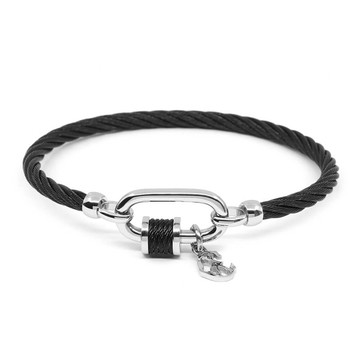 CHARRIOL 夏利豪 FOREVER系列 登山扣造型手環 04-301-1139-29