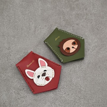 造型鑰匙包 真皮鑰匙圈 客製英文字母