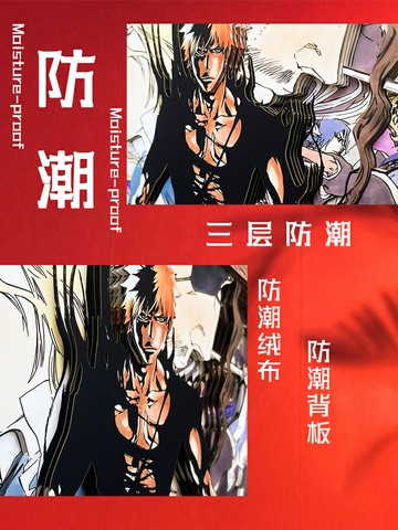 【支持客製】免運 開發票 死神bleach周邊立體畫死神手辦黑崎一護盲盒海報拼圖擺件男生禮物 動漫掛畫