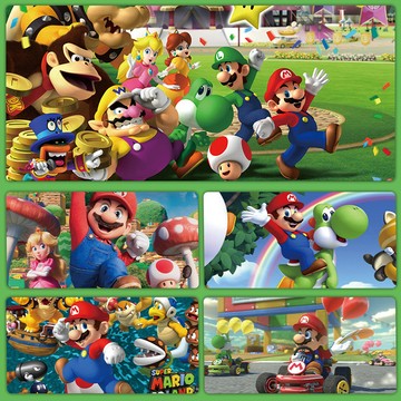【風越】卡通動漫瑪利歐Mario遊戲滑鼠墊超級瑪莉鎖邊加厚辦公學習桌墊子 馬里奧滑鼠墊