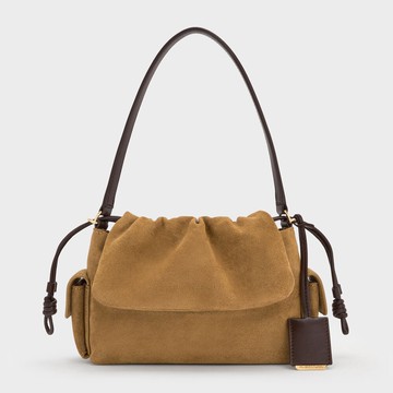 Khai 麂皮肩背包