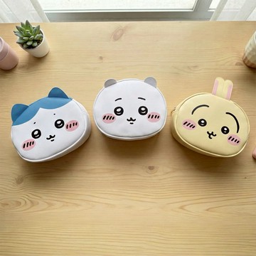 天藍小舖-吉伊卡哇大頭造型收納化妝包-共3色-$350【A11115904】