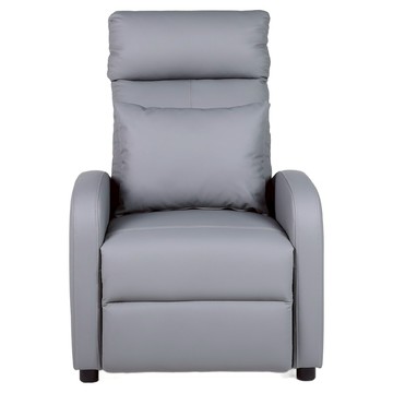 Hampton 漢汀堡 夏洛特貓抓皮面休閒躺椅 附腰枕  淺灰色