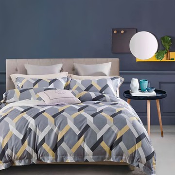 Blue Cat 藍貓 天絲床包枕套組 50%萊賽爾纖維  卡顏  單人  床包 + 枕套