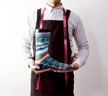 【小創襪】記憶蘭嶼 運動襪 登山襪 海浪襪 原住民 圖騰襪 大海綠