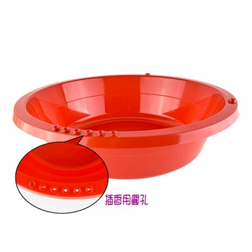 【祭祀用品】聚福插香孔-圓盆