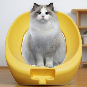 全自動沖水貓廁所紅外感應智能貓砂盆貓馬桶開放寵物蹲便盆狗廁所