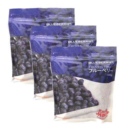ブルーベリー 冷凍 500g×3袋 トロピカルマリア blueberries TROPICALMARIA frozen fruit 冷凍果実 チリ 保存袋