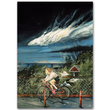 A3 海報 | 雲朵跟隨 | NOMA 插畫 文具 好物