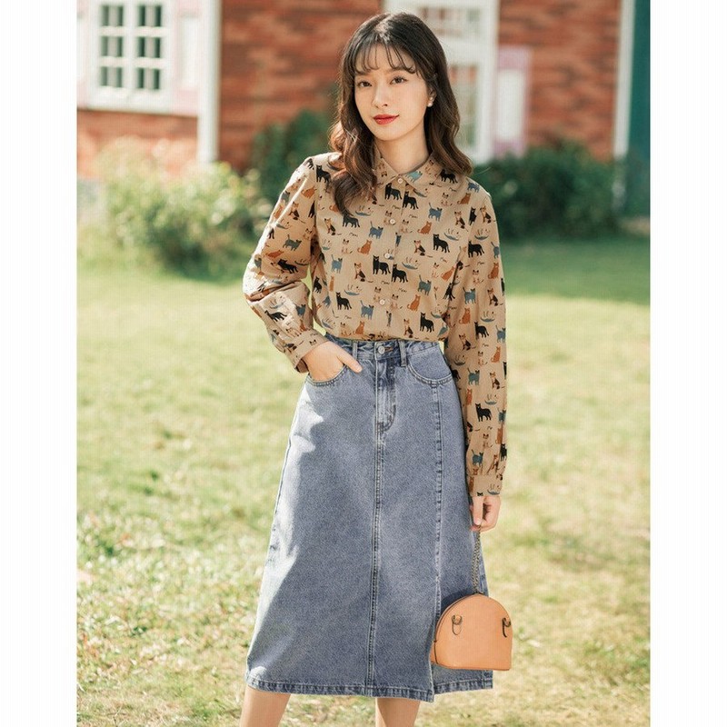 21 シャツ レディース 長袖シャツ 春 秋 冬 ゆったり トップス 薄手 カジュアルシャツ 長袖 お洒落 通販 Lineポイント最大0 5 Get Lineショッピング