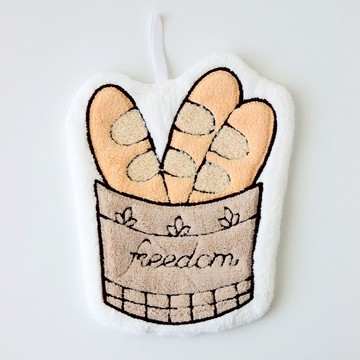 超細纖維擦手巾 法棍麵包