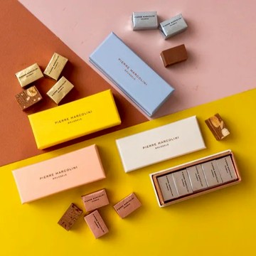 【ELLESHOP】Pierre Marcolini-小確幸巧克力禮盒-5入 🍫 情人節禮物、生日禮物、紀念日禮物、告白禮物