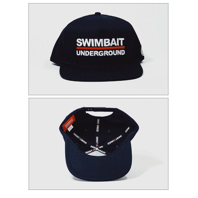 スイムベイトアンダーグラウンド 5パネルロゴスナップバック SWIMBAIT