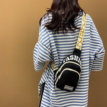 免運👜【調節肩帶】網紅單肩斜挎包女ins胸前包潮流時尚休閒單肩包2025新款胸包女潮尼龍 防水大容量 斜挎包 胸包 胸袋