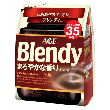 AGF Blendy 柔香即溶咖啡補充包  70g  1個  1個裝