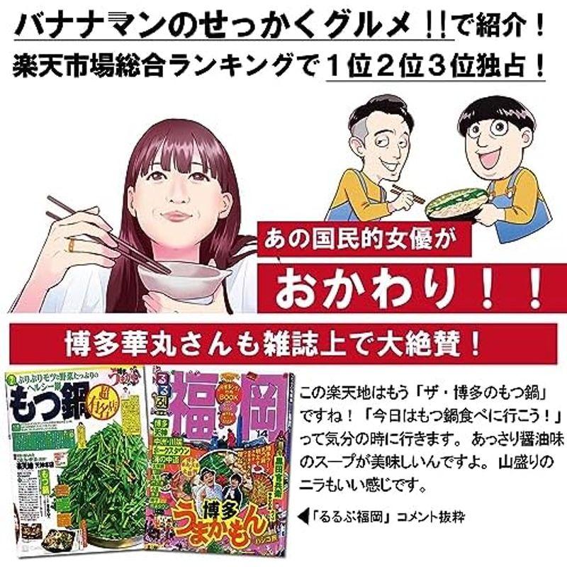 もつ鍋 セット 300g (2?3人用） スープ付 醤油 国産 黒毛和牛 九州 博多 名物 お取り寄せ (冷凍) 元祖もつ鍋地