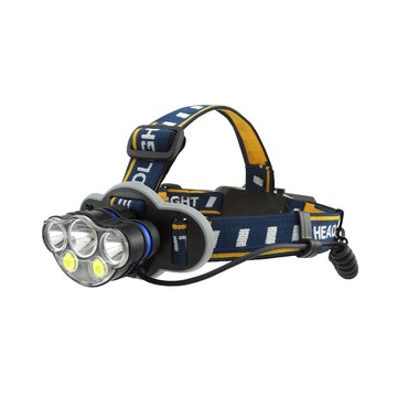 頭燈/探照燈  【DURABLE】充電式LED頭燈 附鋰電池 充電線 戶外用電 應急燈 超亮 露營LED頭燈 搜索