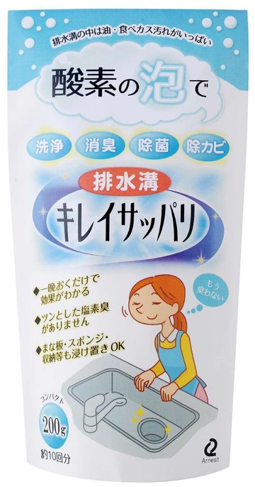 日本製 ARNEST 排水溝 排水管酵素清潔劑 200g 通水管 廚房清潔＊夏日微風＊