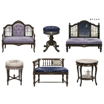 【9 月新品】20-150-0019 裁切紙 幻想復古浪漫喫茶