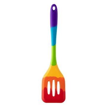 《Taylors Eye Witness》不沾鍋矽膠濾油鍋鏟-彩虹29cm-- 炒菜鏟 矽膠鍋鏟