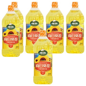 維義 不飽和向日葵花調和油 1.5L Set  6瓶