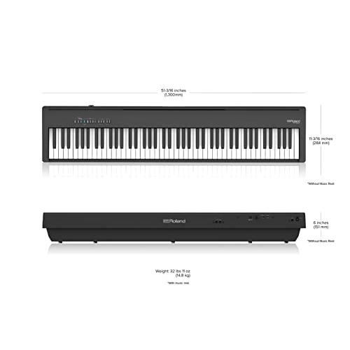 Roland ローランド 電子ピアノ デジタルピアノ ポータブル 88鍵盤 グランドタッチ FP-30X WH ホワイト