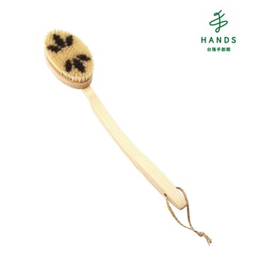 台隆手創館 洗澡刷-軟(白底豚毛/黑點馬毛)