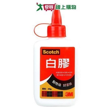 3M 白膠 40g 黏貼 文具 美勞 美術 勞作【愛買】