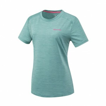 【【蘋果戶外】】山林 51P08 62 碧綠 女 膠原蛋白圓領 短袖上衣 抗UV 吸濕排汗 透氣 快乾 輕量 春夏 Mountneer