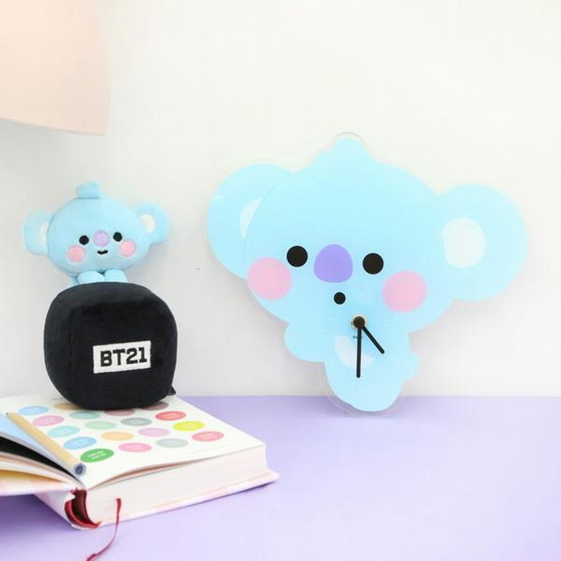 BT21 my little buddy アクリル 掛け時計 - メルカリ