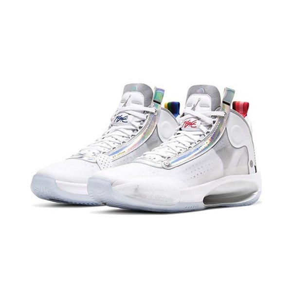 Air Jordan Xxxiv Gs Iridescent ナイキ エア ジョーダン 34 Boy S White Metallic Silver White Bq3384 101 通販 Lineポイント最大0 5 Get Lineショッピング