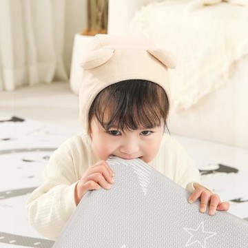 林點PVC樹脂爬行墊寶寶薄款爬爬墊安全無味耐用親膚舒適防滑整張