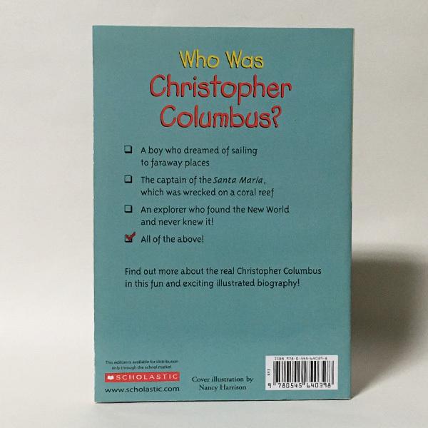 Who Was Christopher Columbus?（洋書：英語版 中古）