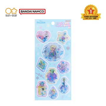 日本 SUN-STAR - 香氛QQ造型貼紙-冰雪奇緣艾莎