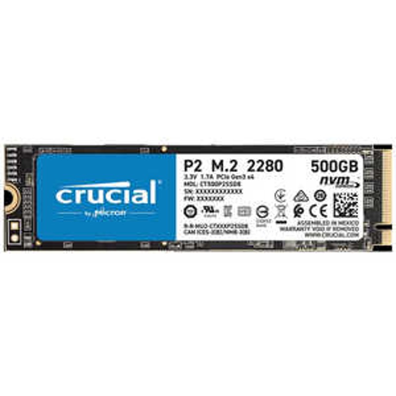 CRUCIAL 内蔵SSD PCI-Express接続 Crucial P2 シリーズ [M.2 /500GB] CT500P2SSD8JP 通販  LINEポイント最大1.5%GET | LINEショッピング