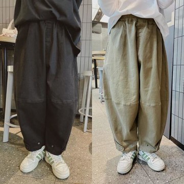 男童褲子春秋新款童裝兒童寬松休閑褲小學生中大童青少年親子外穿