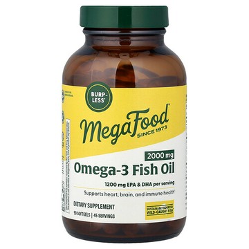 MegaFood, Omega3 Fish Oil, 90 Softgels