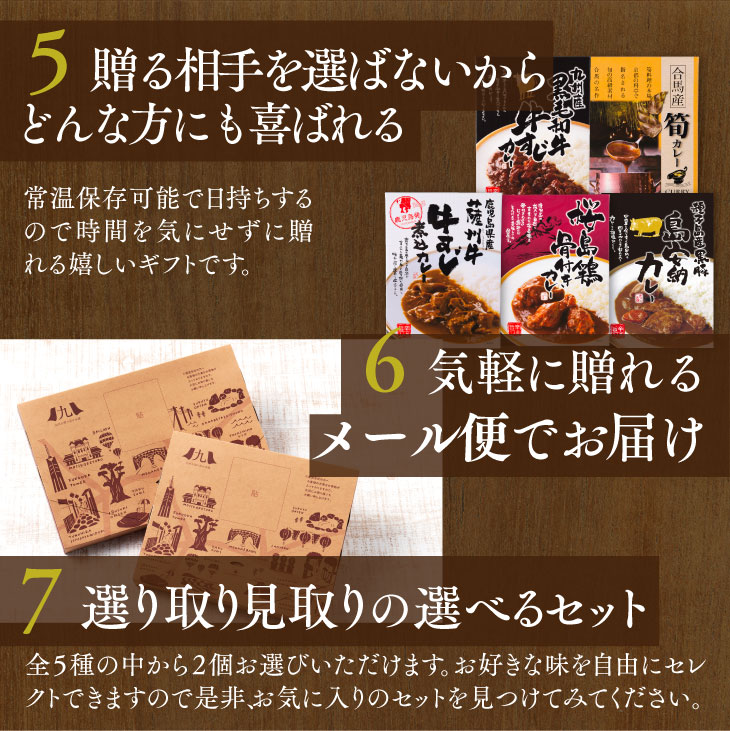 産地直送九州お取り寄せ　お歳暮　贈答　ギフト　お土産　ビーフ　チキン　ポーク　タケノコ　ご当地カレー　送料無料