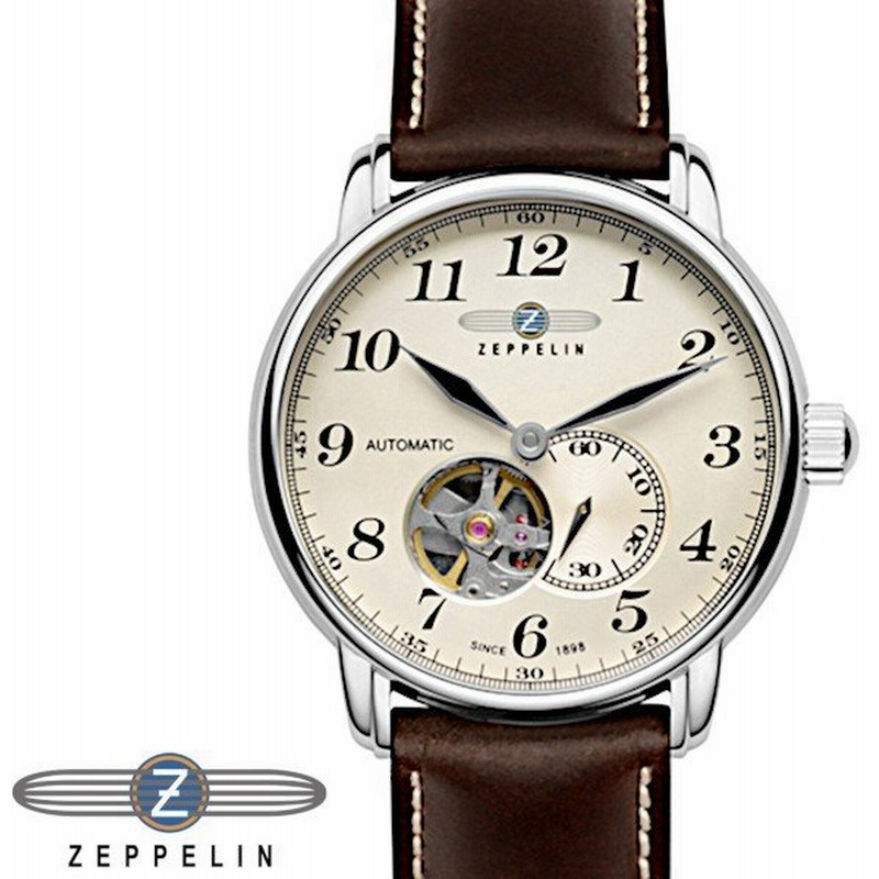 ツェッペリン 腕時計 Zeppelin 時計 自動巻き 腕時計 メンズ 7666 5 アイボリー ブラウン 通販 Lineポイント最大0 5 Get Lineショッピング